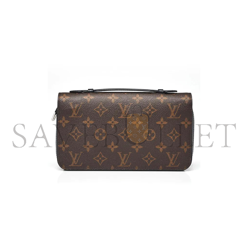LOUIS VUITTON MONOGRAM MACASSAR CANVAS ZIPPY XL WALLET N41503 (22*13.5*4cm) 